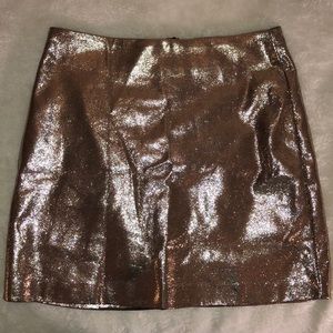 Forever 21 Gold Skirt